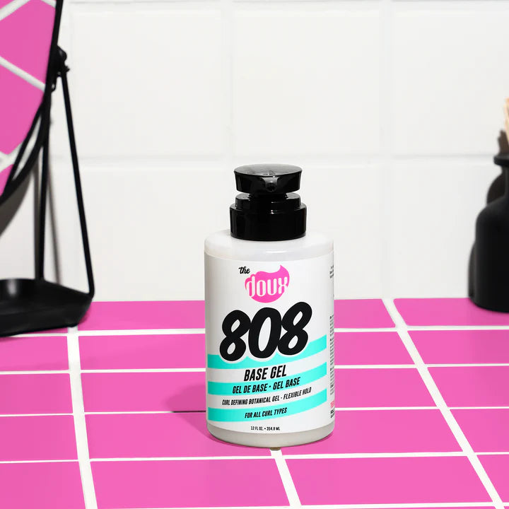 The Doux 808 Base Gel Curl Defining Gel Flexible Hold for All Curl Types