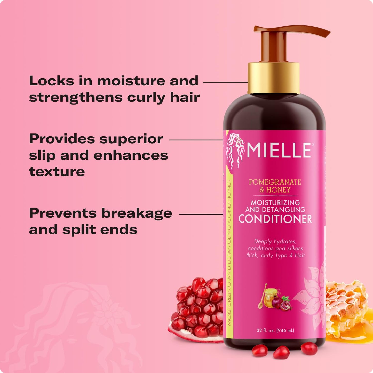 Mielle Organics Pomegranate & Honey Detangling Conditioner