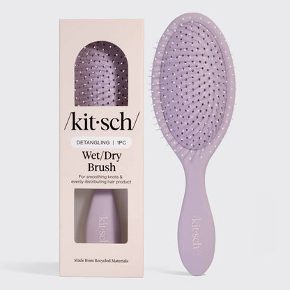 Kitsch Detangling Wet/Dry Brush- Soft Violet