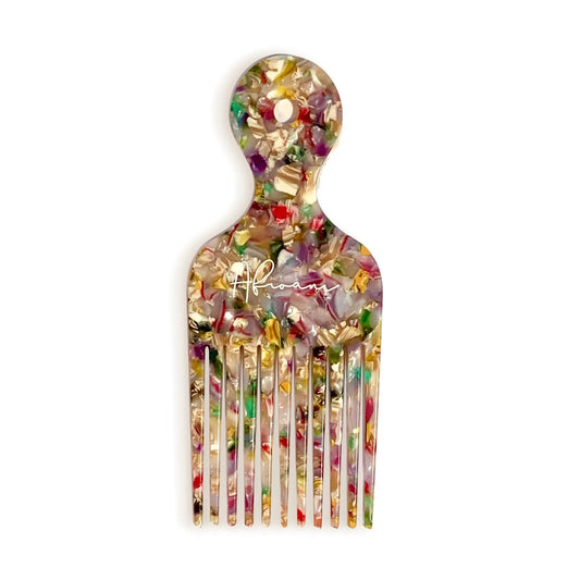 Afroani Rainbow Large Hair Pick