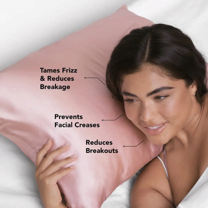 Satin Pillowcase Standard - Blush
