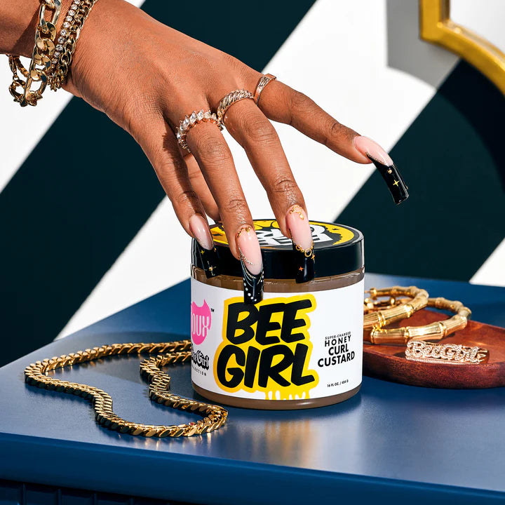 The Doux Bee Girl Honey Curl Custard Curl Defining Cream with Aloe and Keratin