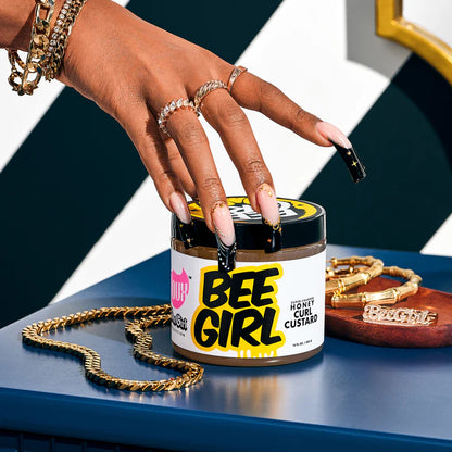 The Doux Bee Girl Honey Curl Custard Curl Defining Cream with Aloe and Keratin