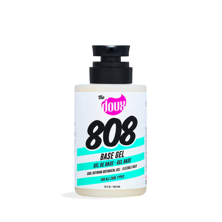 The Doux 808 Base Gel Curl Defining Gel Flexible Hold for All Curl Types