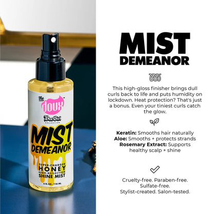 The Doux Mist Demeanor Honey Shine Mist for Hair Shine