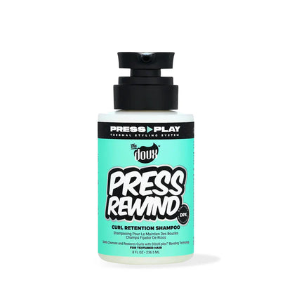 The Doux Press Rewind Curl Retention Shampoo for Cleansing and Restoring Curly Hair