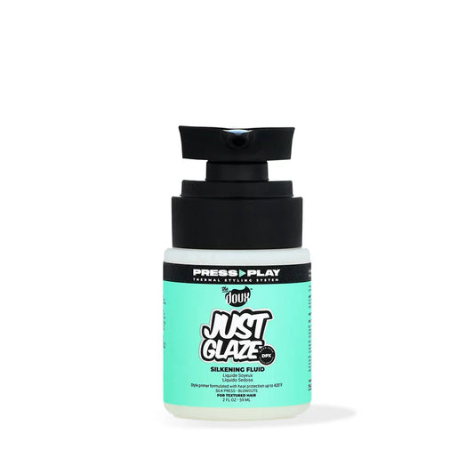 The Doux Just Glaze Silkening Fluid Blowout Primer to Fight Frizz and Block