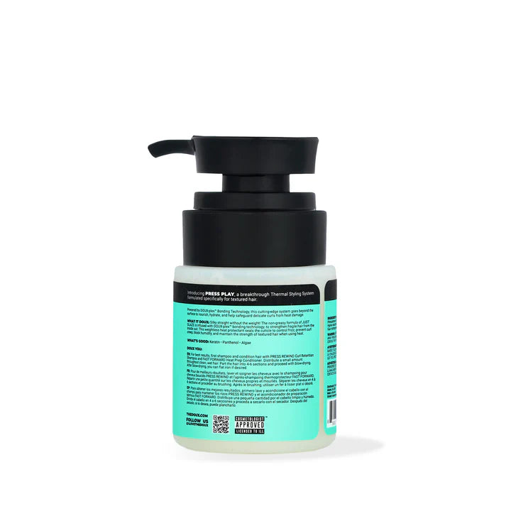 The Doux Just Glaze Silkening Fluid Blowout Primer to Fight Frizz and Block