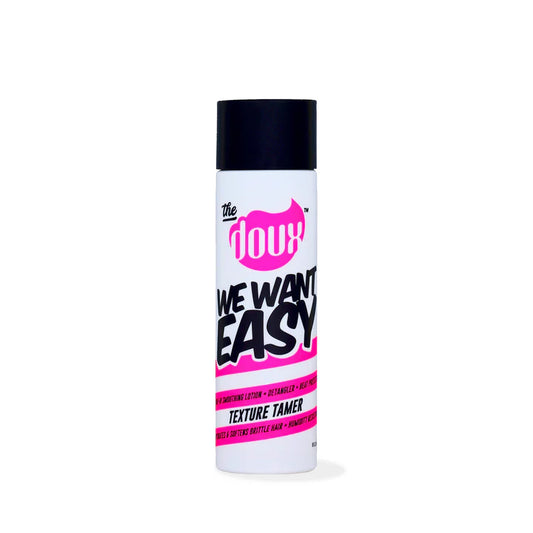 The Doux WE WANT EASY Texture Tamer Leave In Conditioner Curly Hair Cream Hydrate Detangle and Tame Frizz